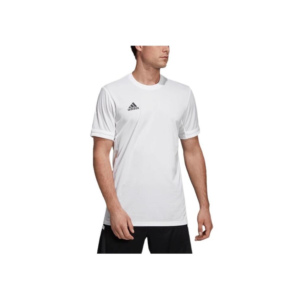 Adidas Casual Quick-Dry Sports Crew Neck Short Sleeve T-Shirt Men Tops White DW6896