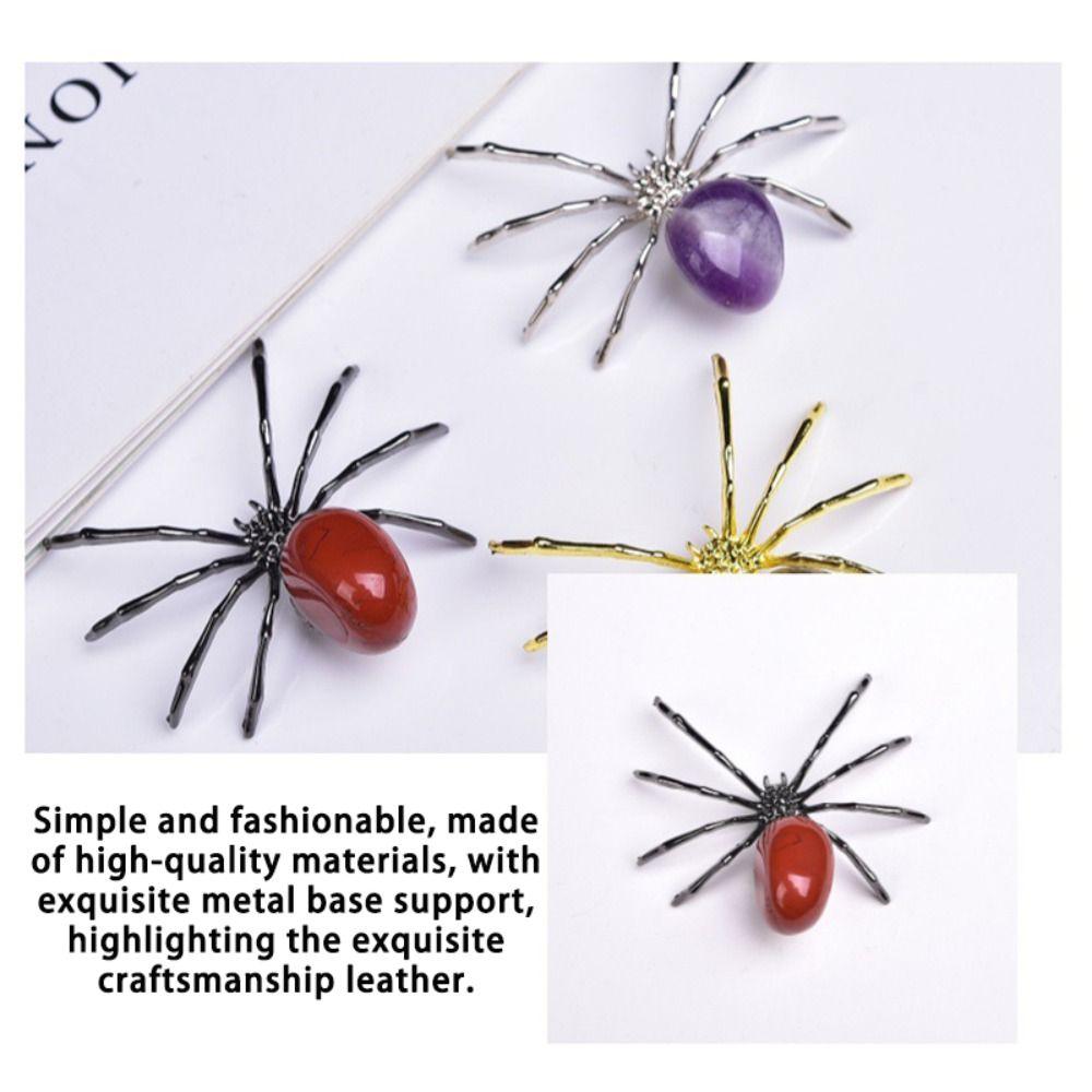 Spider Shape Spider Miniatures Crystal Spider Crystal Crafts Spider Ornaments  Party Decorations