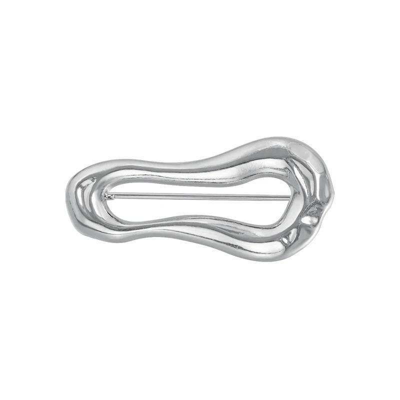 

New Simple Irregular Brooches Exquisite Heart Waist Cinch Pins for Women Men Vintage Casual Versatile Fixed Clothing Accessories