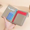 Lychee Pattern RFID Genuine Leather Passport and Travel Document Holder