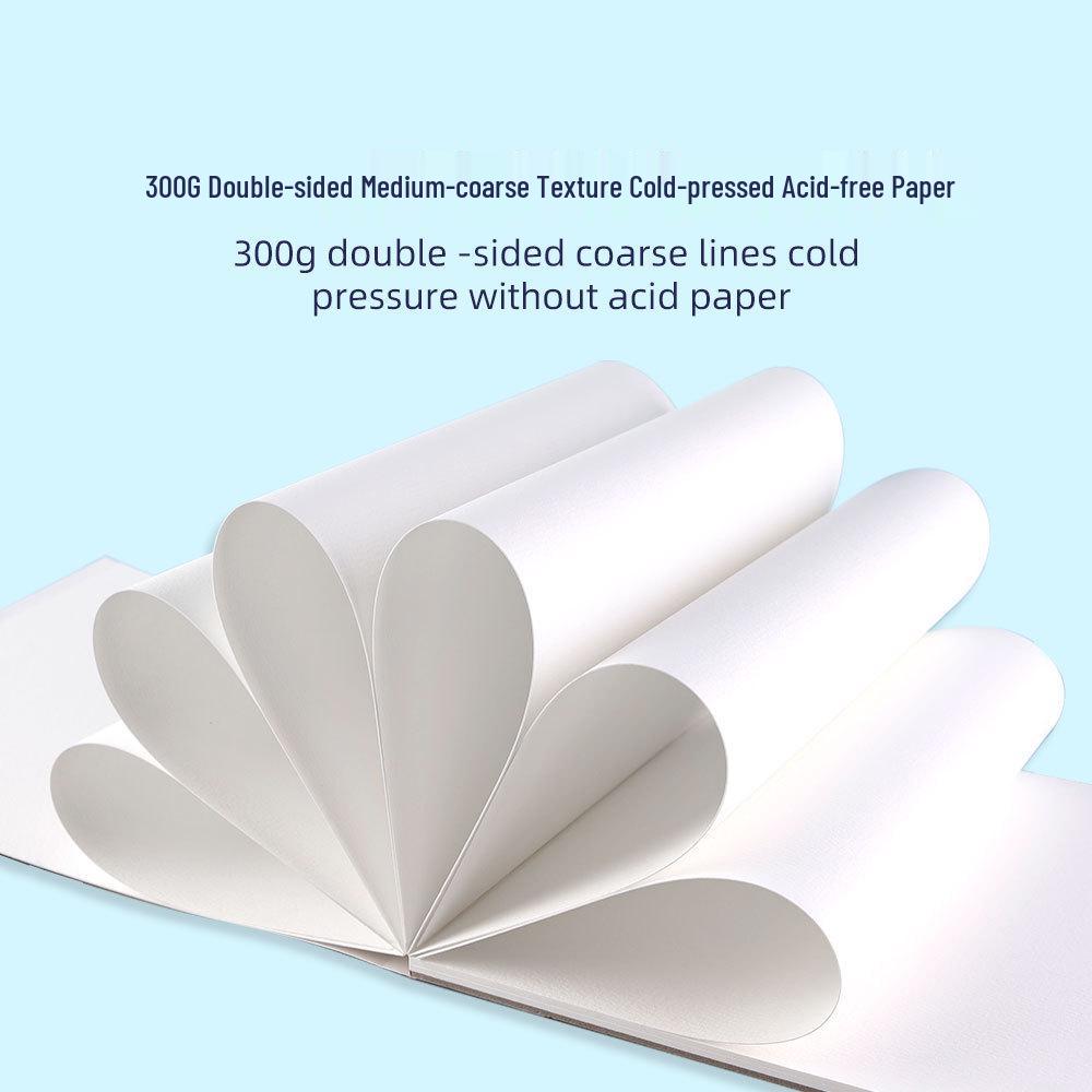 Sketchbook Watercolor Medium Texture Portable 300g Gluebound A3a4a5 Sizes For Art Students