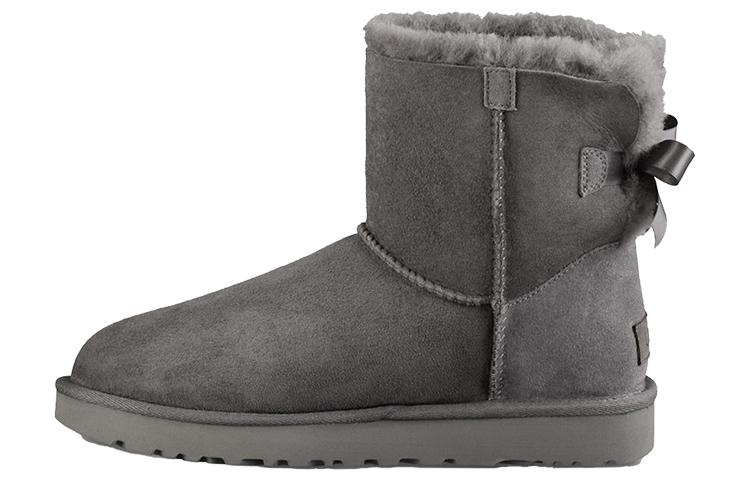 UGG Mini Bailey Bow Ii Boot Grey Women s 1016501-GREY 40