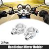 Para Uchwytów Lusterek Motocyklowych na Kierownicę z Gwintem 10 mm i Średnicą 1 cala