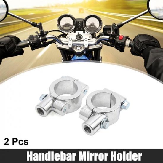 Para Uchwytów Lusterek Motocyklowych na Kierownicę z Gwintem 10 mm i Średnicą 1 cala