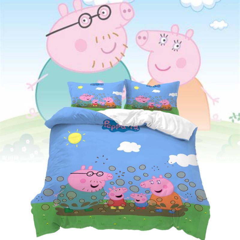 High Definition Digital Print 3 Piece Bedding Set For Us Size Bed Sheet