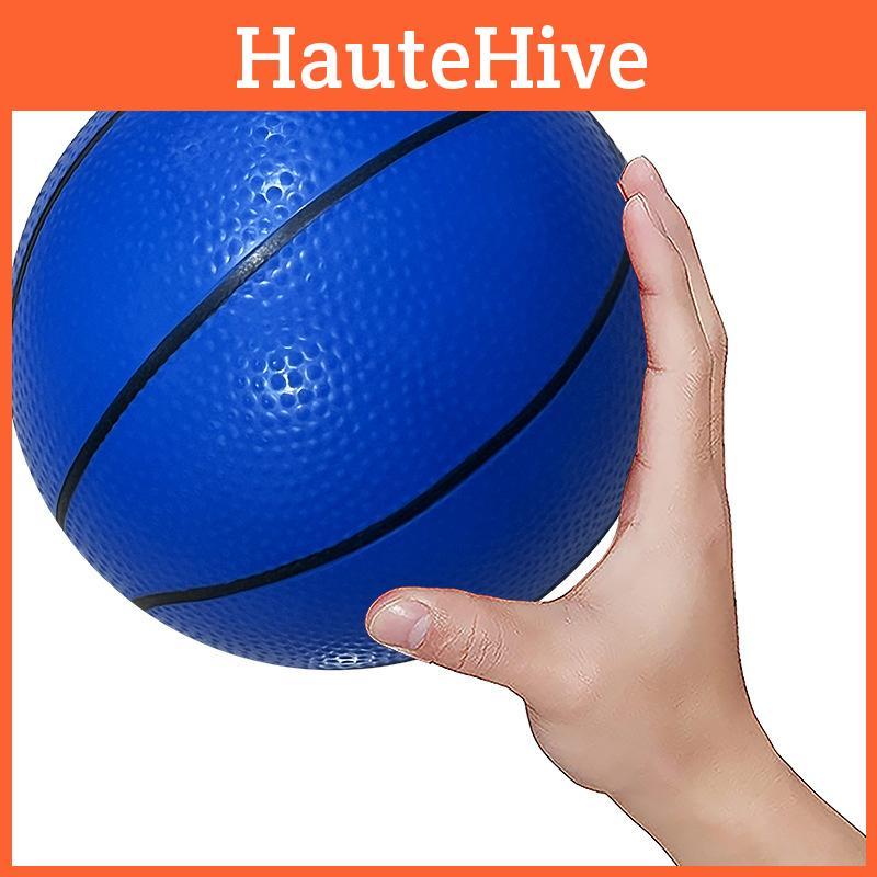 ПВХ Надувний Баскетбольний М'яч Міцний Спортивний М'яч для Ігор на Відкритому Повітрі для Дітей 18см Синій