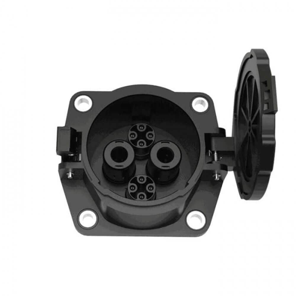 EV Charger Socket, EV Charger, Electric Car Charging, 16A, IP55, Protection, CHAdeMO, Charging Socket, 62.5KW, 125ADC, Rapid Charger Socket