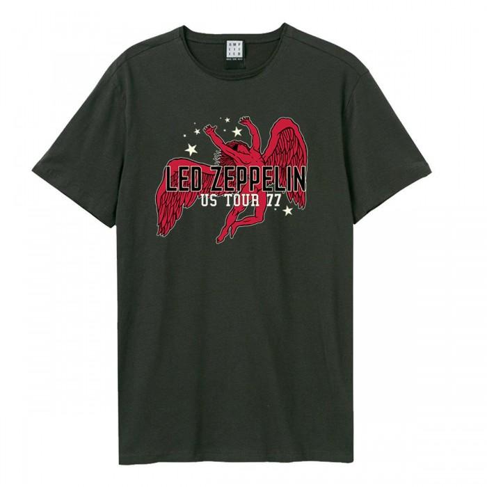 Amplified Unisex Adult US Tour 77 Icarus Led Zeppelin T-Shirt