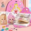 Relieve Boredom Dress Up Games DIY Princess Makeup Kit New Princess Makeup Set  Children Toy