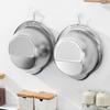 Stainless Steel Rice Washing Basin  Inclined Bottom Metal Sieve Colander Rice Fruit Vegetable Strainer Kitchen Cleaning Tools