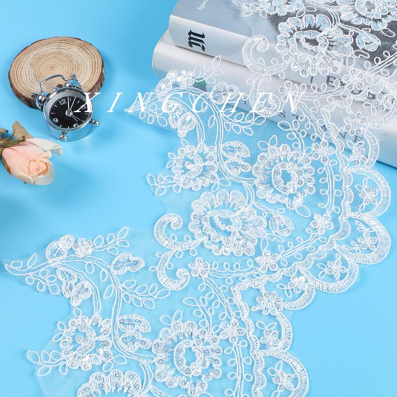 Wedding Dress Headgear Ballet Dress Clothing Accessories Decorative Screen Underwear Bra Lace Embroidery Lace Accessories