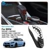 Real Carbon Fiber Gear Shift Knob Cover Car Interior Retrofitting for BMW M2 G87 M3 G80 M4 G82 G83 X3M F97 X45 F98 F95 2021-2025.