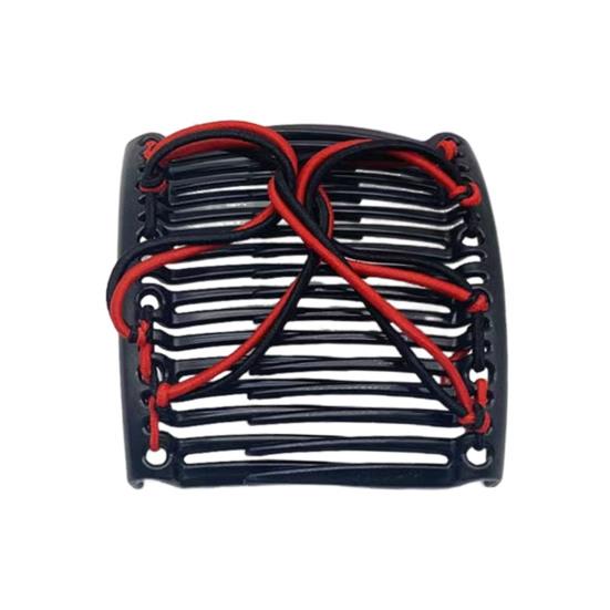 Women Hair Comb Elastic Rope Design Non-Slip Hair Comb Yoga Running Makeup Versatile Hair Accessories