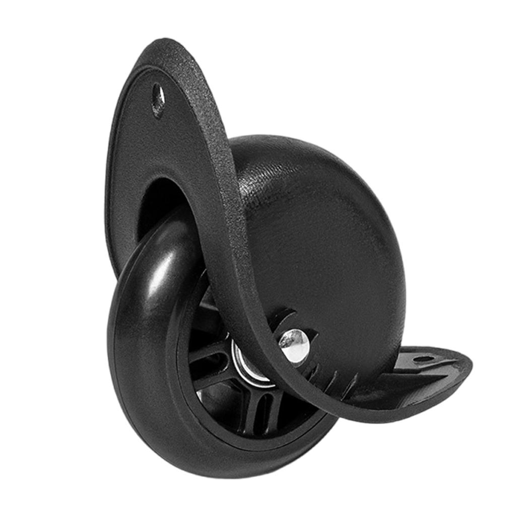 1 Pair Replacement Suitcase Wheels Practical Luggage Wheels Travel Luggage Wheels PVC Spare Castor for School Commutes