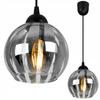 Elegante Chroom Hanglamp, Glazen Vorm, Bol