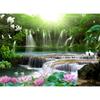 Forest Wallpaper Waterfalls Mural Nature Landscape Wall Mural Bedroom Living Room Waterfall Wall Mural Decor