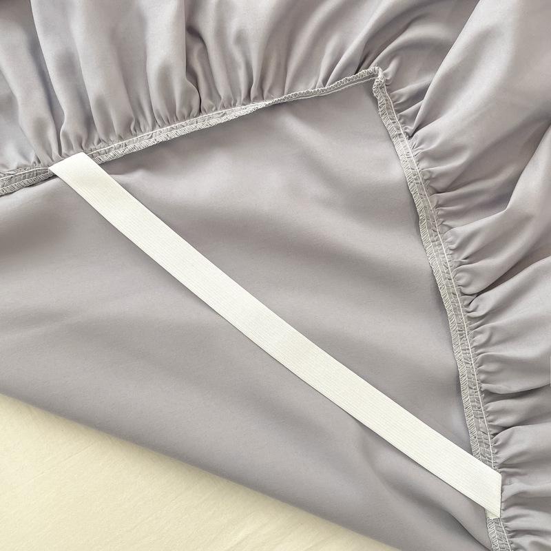 2025 Mehrgrößen Einfarbig Rüschen Einzelbettrock