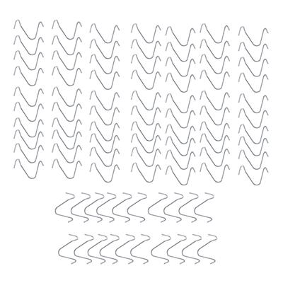 200pcs Galvanized Fence Clip Quick Setups Wire Tie Heavy Duty Galvanized Steel Clip Upgrades for Fencing Solution