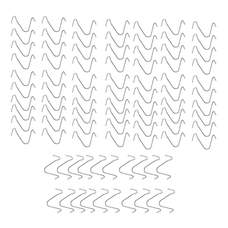 200pcs Galvanized Fence Clip Quick Setups Wire tie Heavy Duty Galvanized Steel Clip Upgrades for Fencing Solution 1