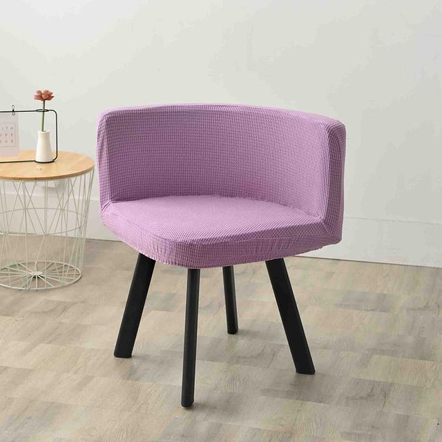 1 Stück Stuhlbezug aus Polarfleece-Stoff, waschbare Stuhlhussen, dreieckiger Sitzbezug, Stretch-Bar-Sitzbezug für Zuhause