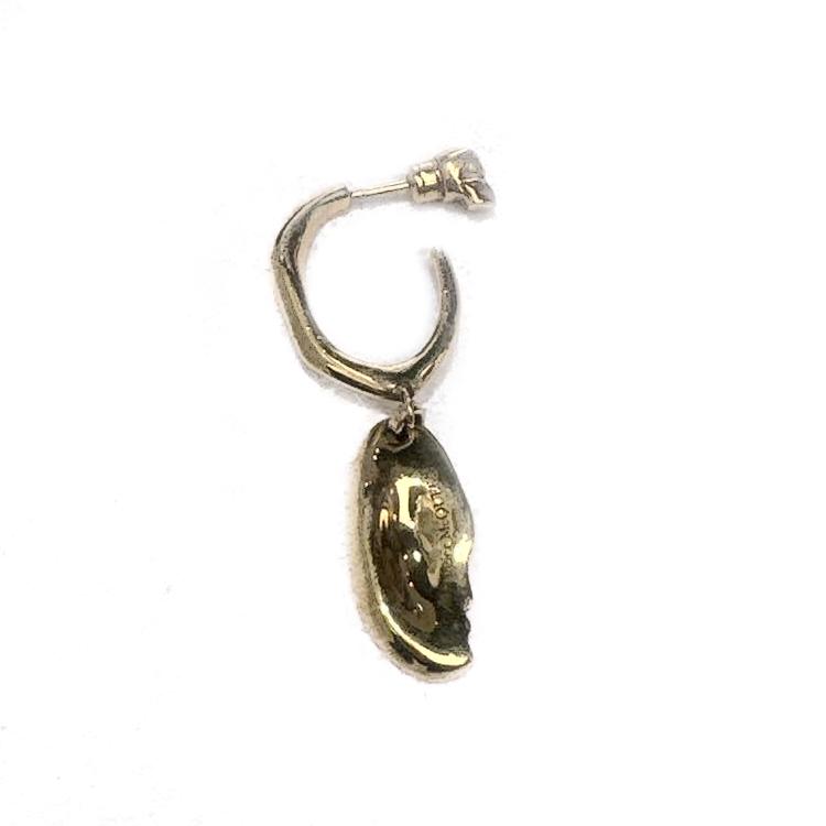 Alexander McQueen Logo Engraved Earrings Women earrings Gold 677700-J160T-0448 F,Gold