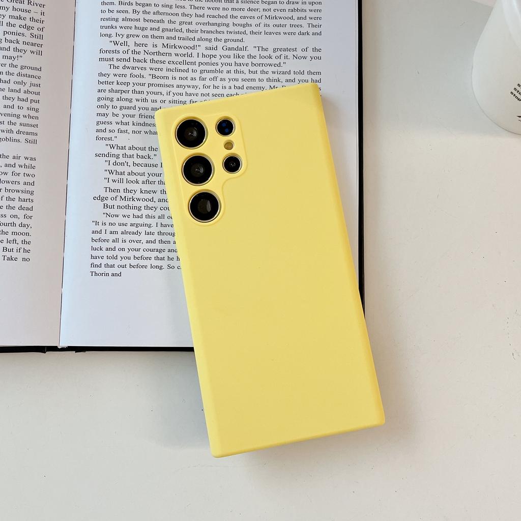 Liquid Silicone Samsung S11Ultra Mobile Phone Case Solid Color Skin-friendly S11ultra Simple Anti-drop Protective Case