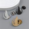 Moon Wolf Howl Gold-plated Badge, Women's Anti-exposure Buttons, Suit Lapel Pin, Collar Brooch, Formal Accessories