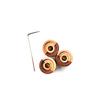 Ogdni Wooden Guitar Bass Dome Audio Volume Control Knobs for Electric Guitar or Precision Bass Knobs, Knobs, Knobs, (Brown)