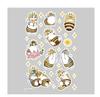 Mofusand Character Pita Multi-Print Sheet Postcard 1 Japan NEW