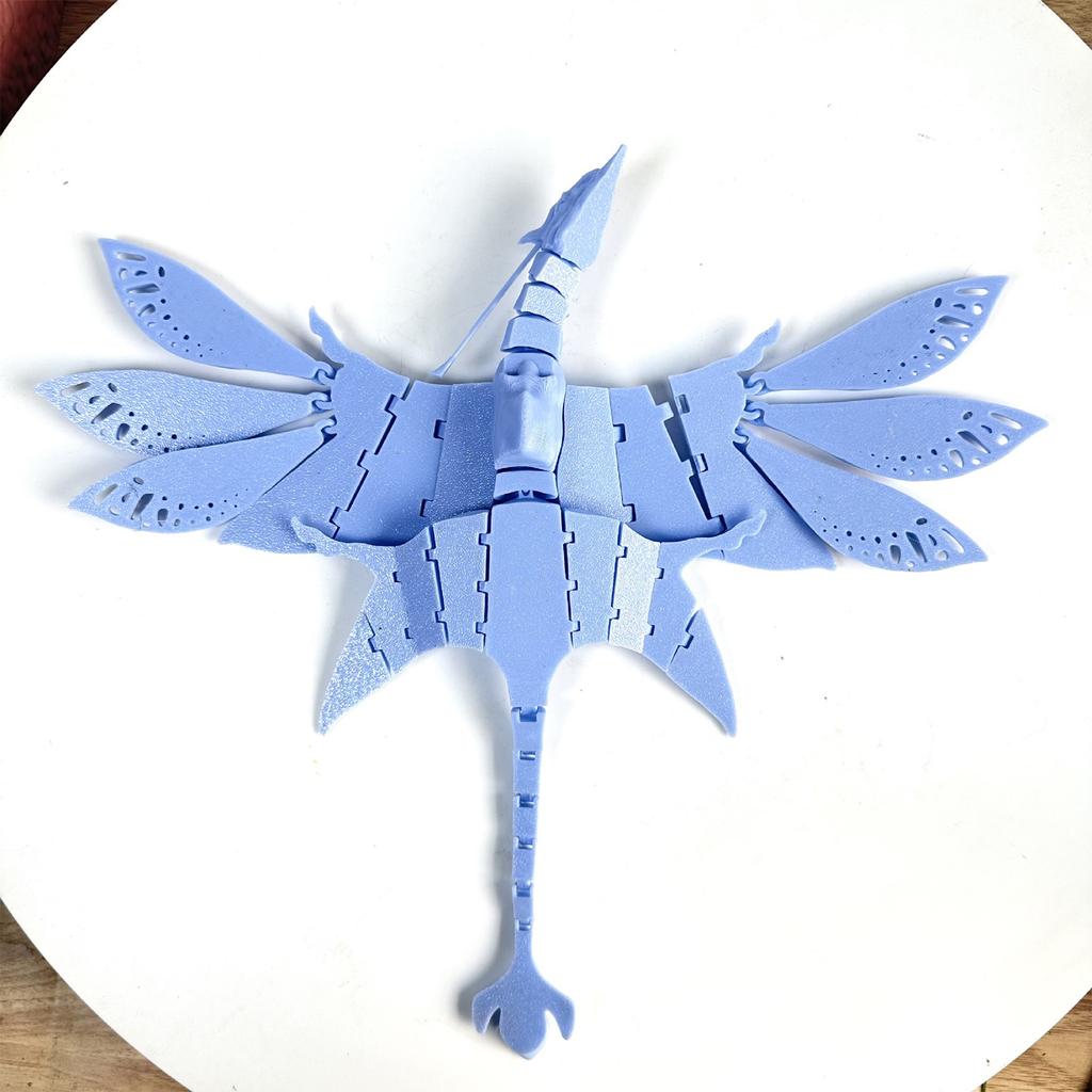 3D Printed Stress-relieving Toy With Movable Joints, Suitable For Desktop Display.