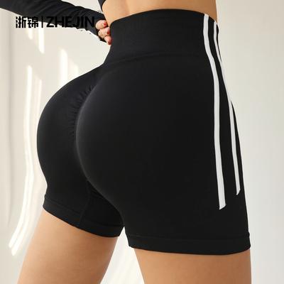 Sports Shorts High Elastic Fitness Training Yoga Pants Cycling Quick Drying Sports Yoga High Waist Shorts