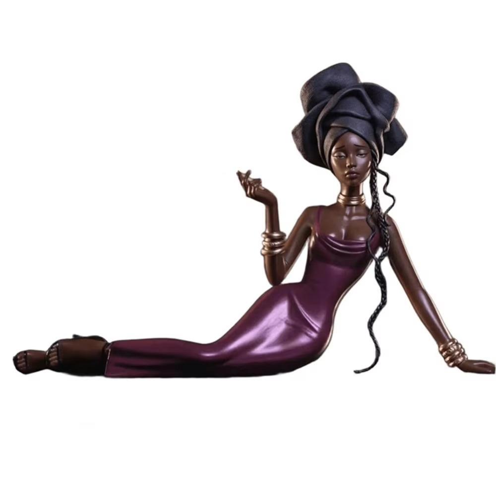Creative Aroma Statue Stand Handcrafted Incense Burning Tray Women Figurine Incense Burner  Home