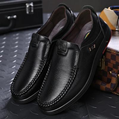 Echte Leder Business Herrenschuhe Formelle Lederschuhe für Herren 2025 Mode Atmungsaktive Schuhe Freizeit Übergröße 46 Loafer