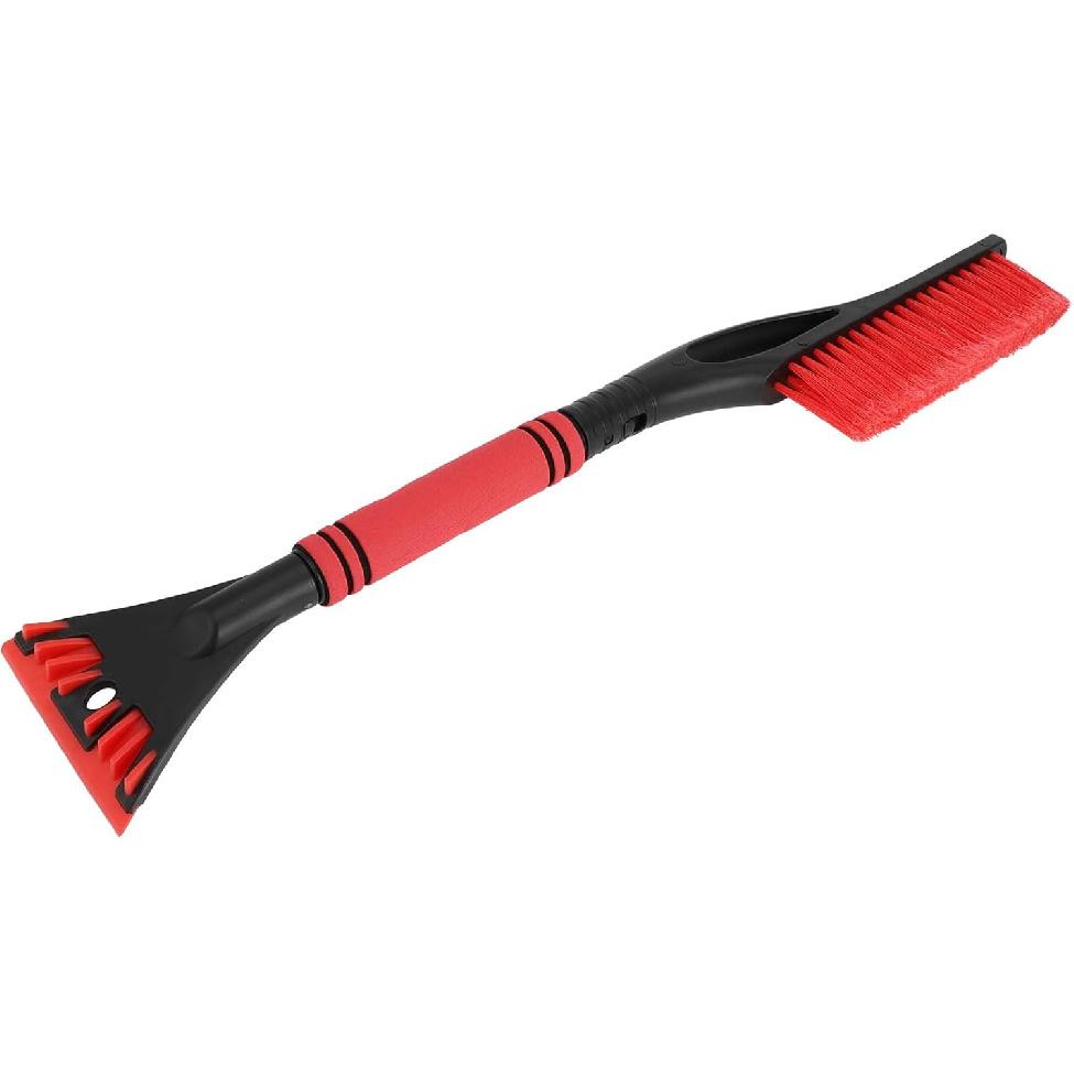 1pc 60x11cm Universal Car Ice Scraper Brush with Broom - SUV Snow Frost Remover for Car Truck RV Windscreen Side Window Anti Crash - Plastic Blue