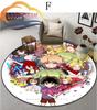 Cartoon My Hero Academia patternCarpet Round Carpet Home Decor Anti-slip  Area Rug {Customize Your Picture}
