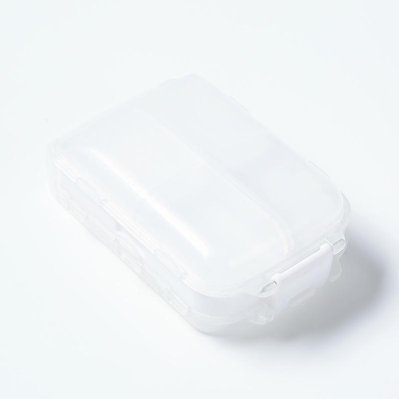 Eco-friendly Folding Mini Pill Box: Moisture & Damp Proof, Compact & Portable Carry-on.