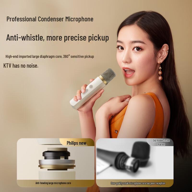 Philips TAS2808 Wireless KTV Karaoke Speaker System CN plug (adapter included)