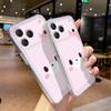 Cartoon Bear Applies To Apple 17PROMAX Mobile Phone Case iPhone15 Soft Girl 14 Cute 13 Transparent 12 Soft Case