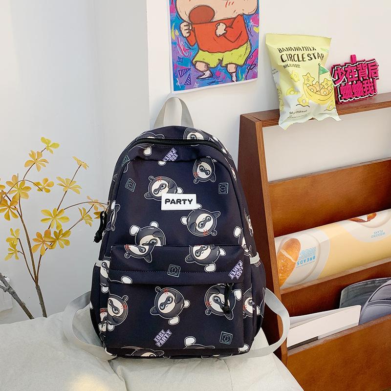 New backpack girl primary and secondary school schoolbag campus cartoon cute large capacity casual super light backpack