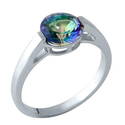 Silberring mit mystischem Topas 1,575 ct (1961001) 2,71 gr. 925 Proben