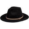 Large British Style Men'S And Women'S Retro Jazz Woolen Hat Wide-Brimmed Hat Big Head Circumference Top Hat Woolen Hat Felt