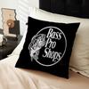 Fishing Brand Bass-Pro-Shops Personalized Pillow Cover Kids Bedroom Wild Party Decor Pillowcase Kid Birthday Shower Gift