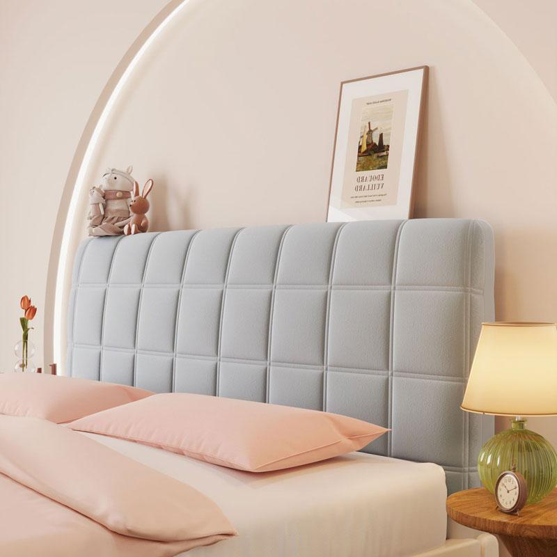 Headboard Cover Queen Size, Stretch Velvet Head Board Slipcover, Dustproof Bed Head Cover For Upholstered Headboard
