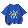 Printed Children's Pure Cotton T-shirt for Boys and Girls, Summer Comfortable and Breathable Children's T-shirt