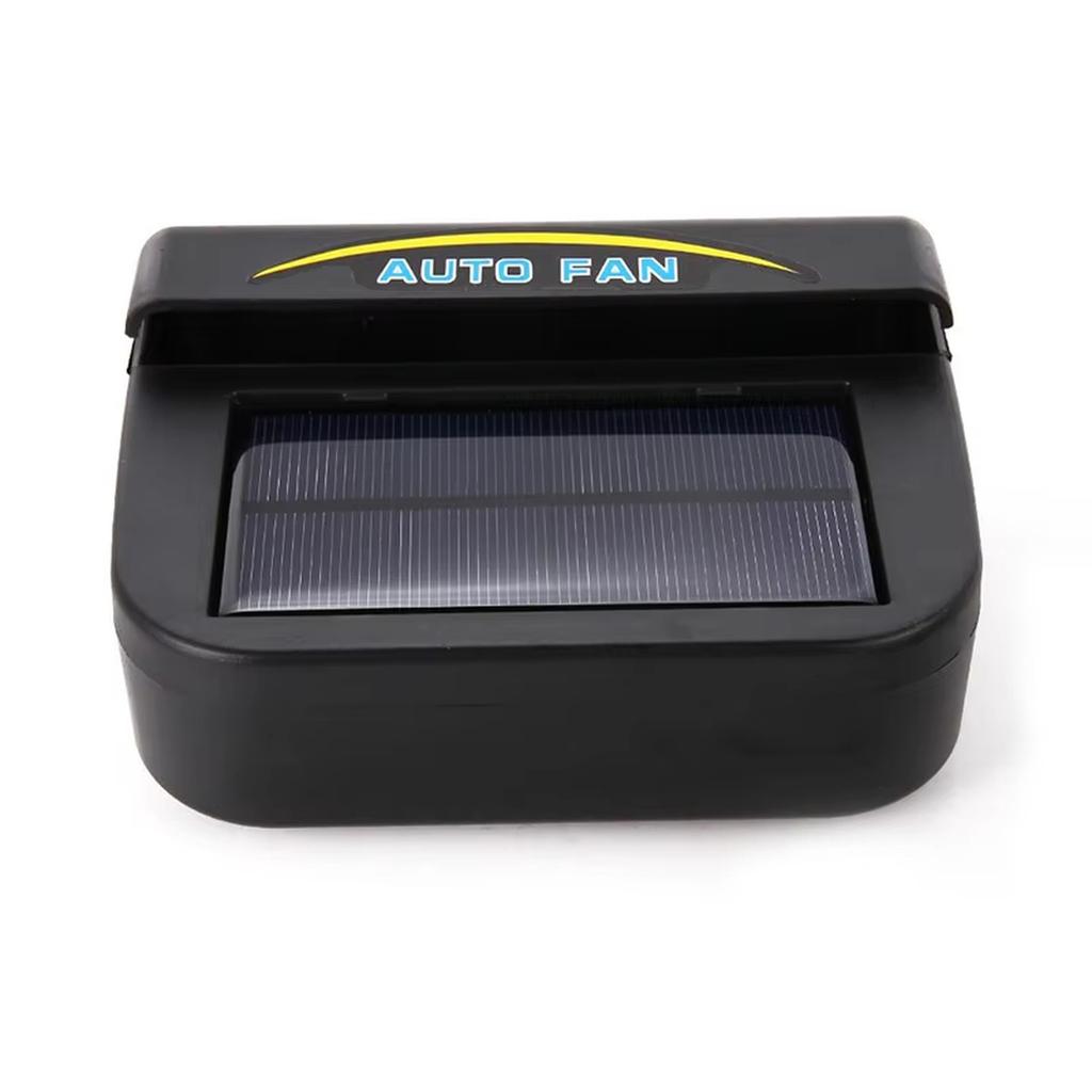 Solar Powered Car Exhaust Fan Vehicle Air Circulation Ventilation Fan Automatic Air Exchange Cooling System for Interior Use with Large Solar Panel