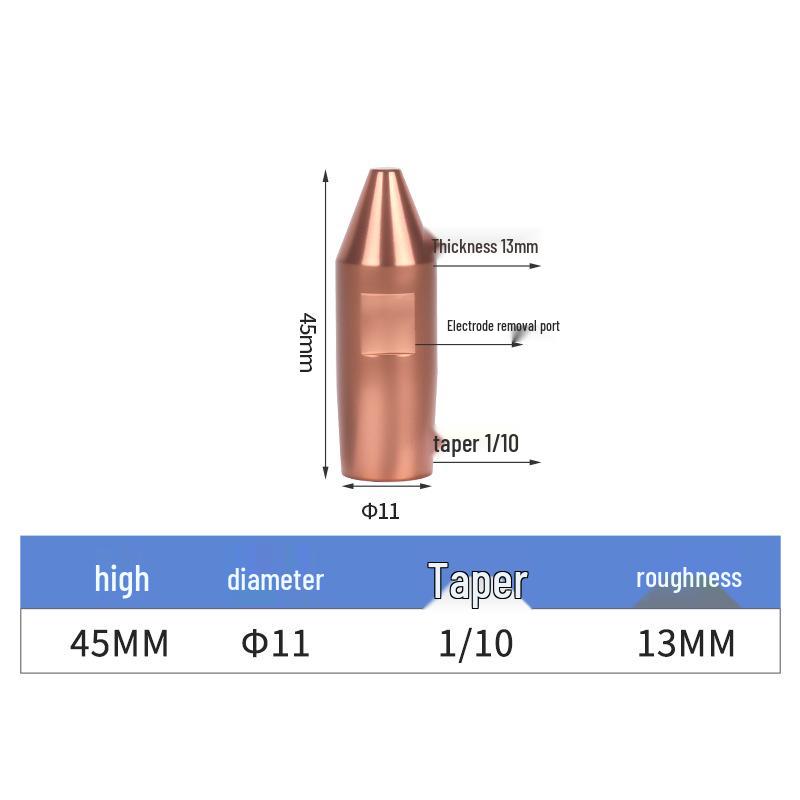 

Головка электрода для точечной сварки: Острый контакт, Хромоциркониевая медь, Аксессуары 13/16/18 мм
