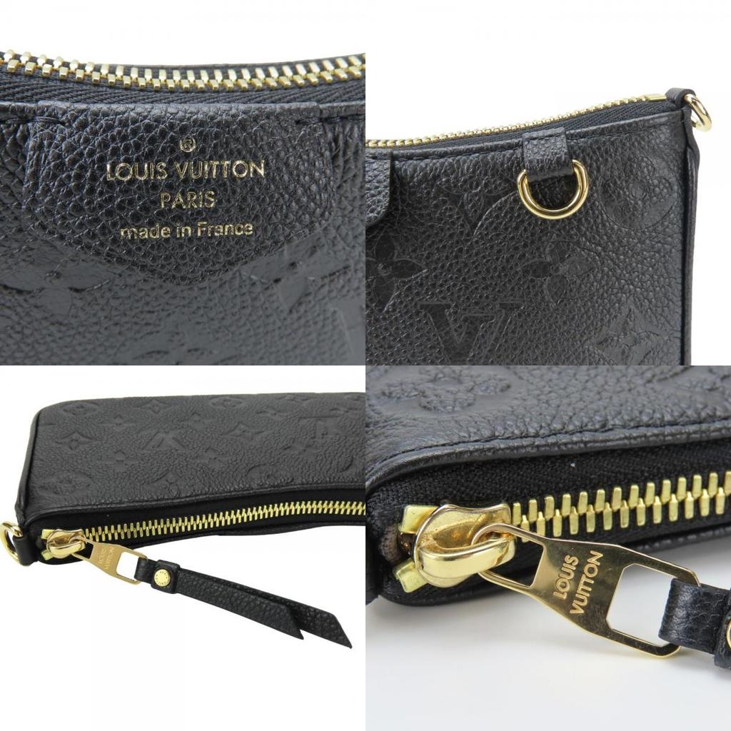 Used LOUIS VUITTON Shoulder Bag easy pouch M80349 Monogram Ann Platt Noir black 2WAY