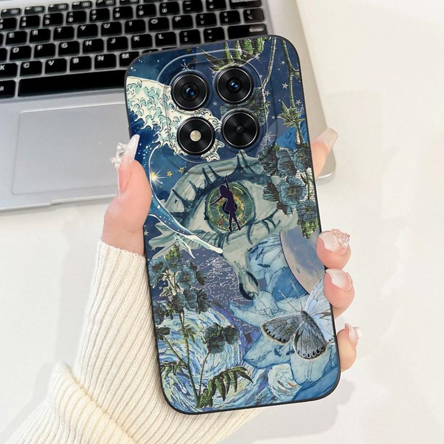 For Xiaomi Redmi Note 14 Pro 5G Case Popular Flower Marble Soft Candy Silicone Phone Back Cover For Redmi Note 14 Pro Plus Funda