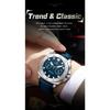 POEDAGAR High Quality Watches for Man Waterproof Luminous Date Exquisite Men Clock Nylon Leather Quartz Fashion Wristwatch