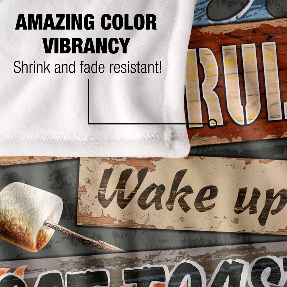 JQ Licensing James Piazza Lake Rules Silky Supersoft Blanket